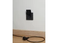             BRITE 1 ұялы жерлендірумен қақпақ мен перделері бар розетка 16А IP44 РСбш10-3-44-БрГ графит    