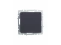             BRITE 1 ұялы жерлендірумен қақпақ мен перделері бар розетка 16А IP44 РСбш10-3-44-БрГ графит    