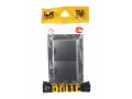            BRITE 2 ұялы қақпақ бар розетка 16А толық IP44 РСбш12-3-44-БрС болат ИЭК    