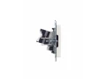             BRITE 2 ұялы розетка RJ11+RJ45 кат.5E РК/Т12-БрЖ інжу ИЭК    