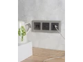             BRITE 2 ұялы розетка RJ11+RJ45 кат.5E РК/Т12-БрС болат ИЭК    