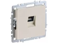             BRITE Компьютер розеткасы RJ45 кат.5E РК10-БрКр сарғыш ИЭК    
