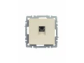             BRITE Компьютер розеткасы RJ45 кат.5E РК10-БрКр сарғыш ИЭК    