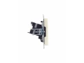             BRITE Компьютер розеткасы RJ45 кат.5E РК10-БрКр сарғыш ИЭК    
