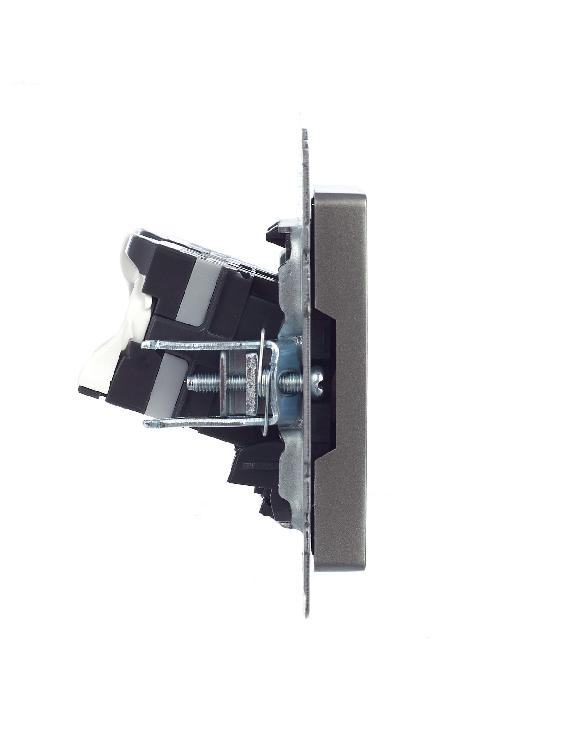             BRITE 2 ұялы Компьютер розеткасы RJ45 кат.5E РК10-2-БрС болат ИЭК    