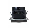             BRITE 1 ұялы жерлендірумен перделері бар розетка 16А с USB A+A 5B 2,1A  РЮш10-1-БрС болат  ИЭК    