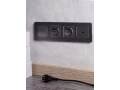             BRITE 1 ұялы жерлендірумен перделері бар розетка 16А с USB A+A 5B 2,1A  РЮш10-1-БрС болат  ИЭК    