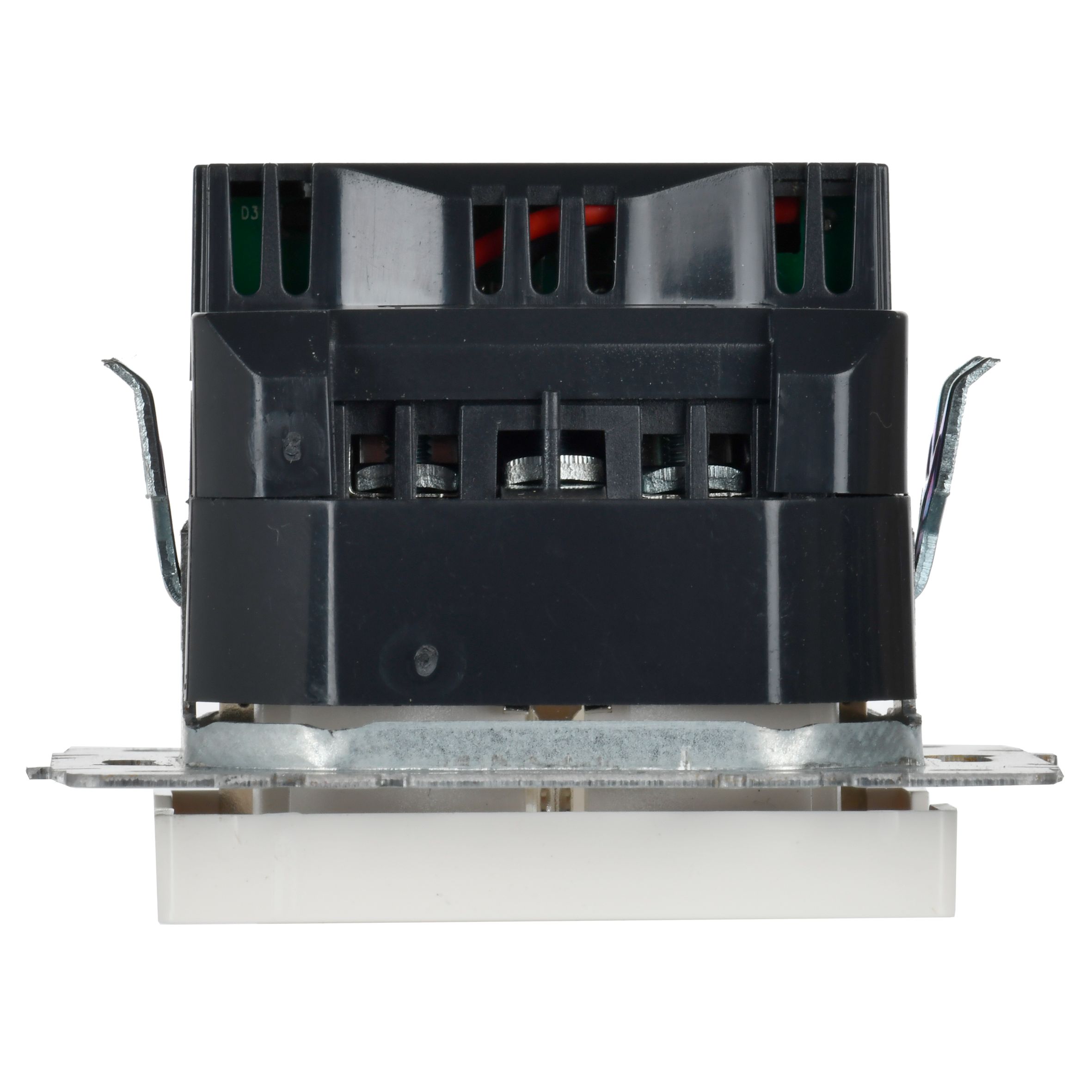            BRITE 1 ұялы жерлендірумен перделері бар розетка 16А с USB A+C 18Вт РЮш11-1-БрБ ақ ИЭК    
