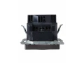             BRITE 1 ұялы жерлендірумен перделері бар розетка 16А с USB A+C 18Вт РЮш11-1-БрС болат ИЭК    