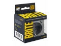             BRITE 1 ұялы жерлендірумен перделері бар розетка 16А с USB A+C 18Вт РЮш11-1-БрС болат ИЭК    