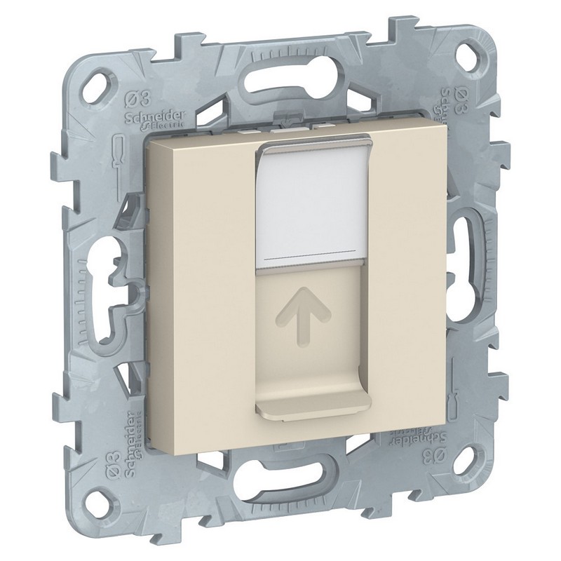 UN розетка RJ45, 1 ұялы, кат.6 UTP антр /NU541554/