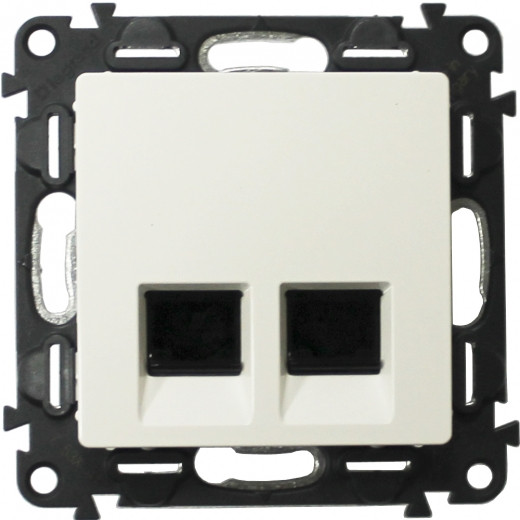 VLN-I Ақ Розетка 2x RJ45 Cat5e UTP /753441/