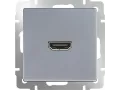 Розетка HDMI/WL06-60-11 (күміс)