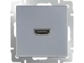 Розетка HDMI/WL06-60-11 (күміс)