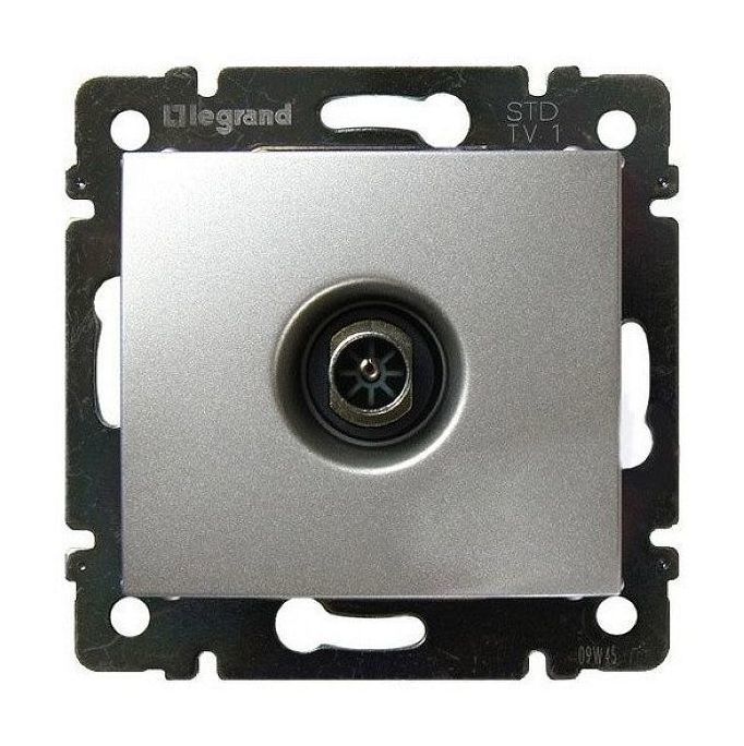             Розетка TV 2400МГЦ алюм. Valena /694345/    