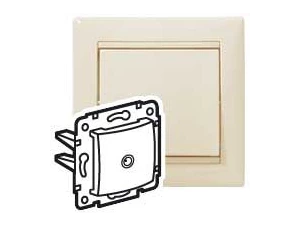 Розетка TV 2400МГЦ слон.кость Valena /695618/