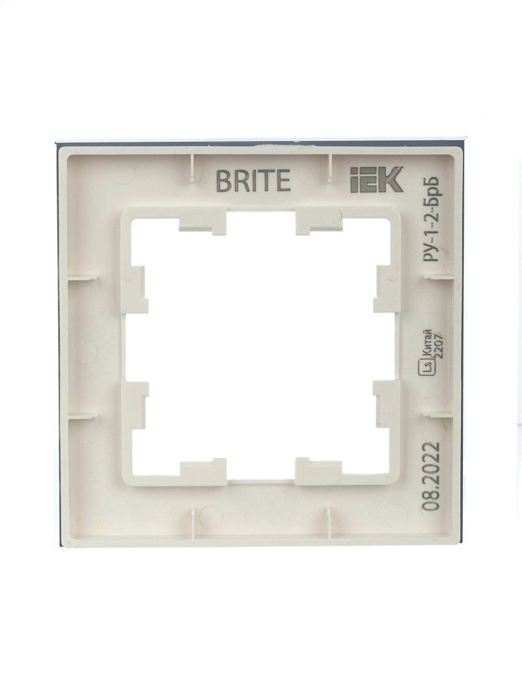            BRITE 1 постқа арналған жақтау РУ-1-2-БрБ шыны ақ ИЭК    