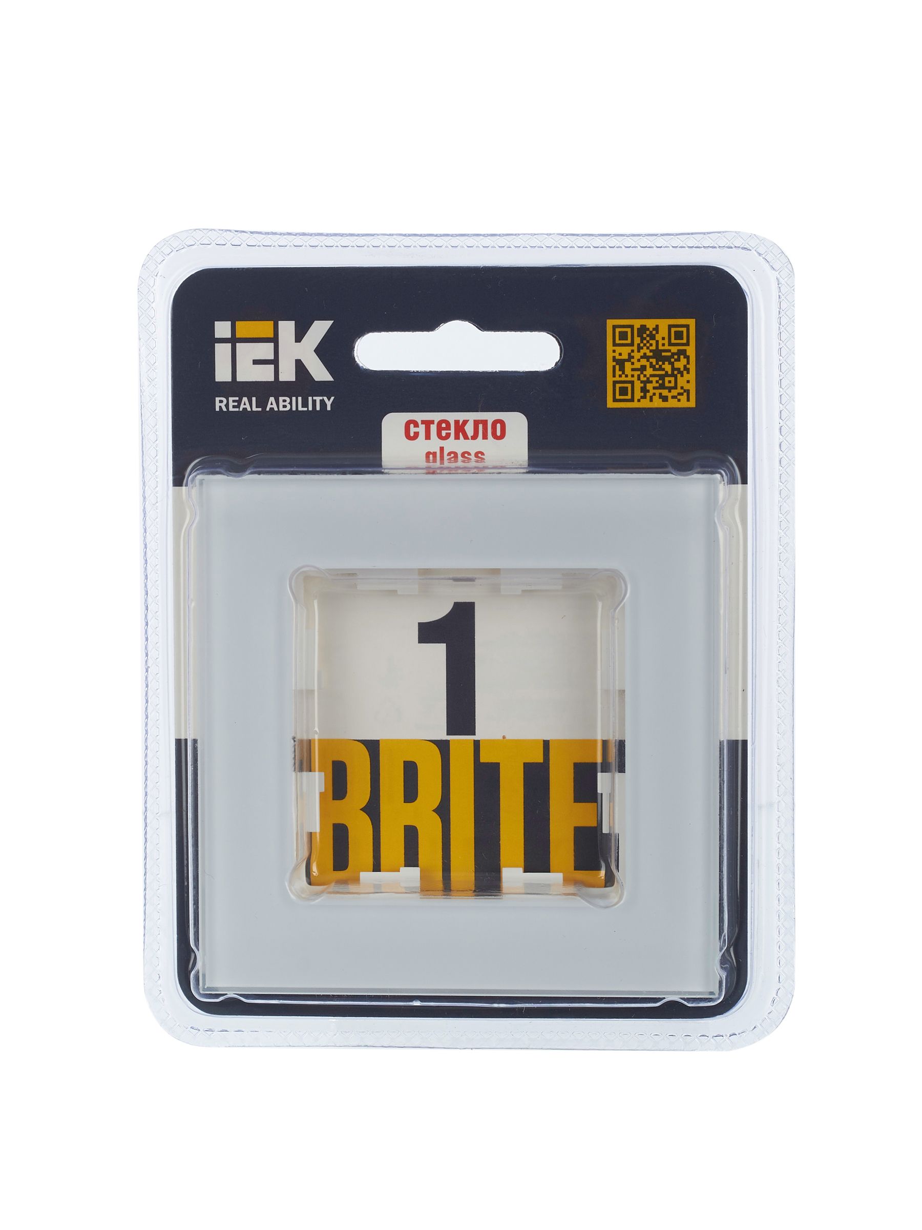             BRITE 1 постқа арналған жақтау РУ-1-2-БрБ шыны ақ ИЭК    
