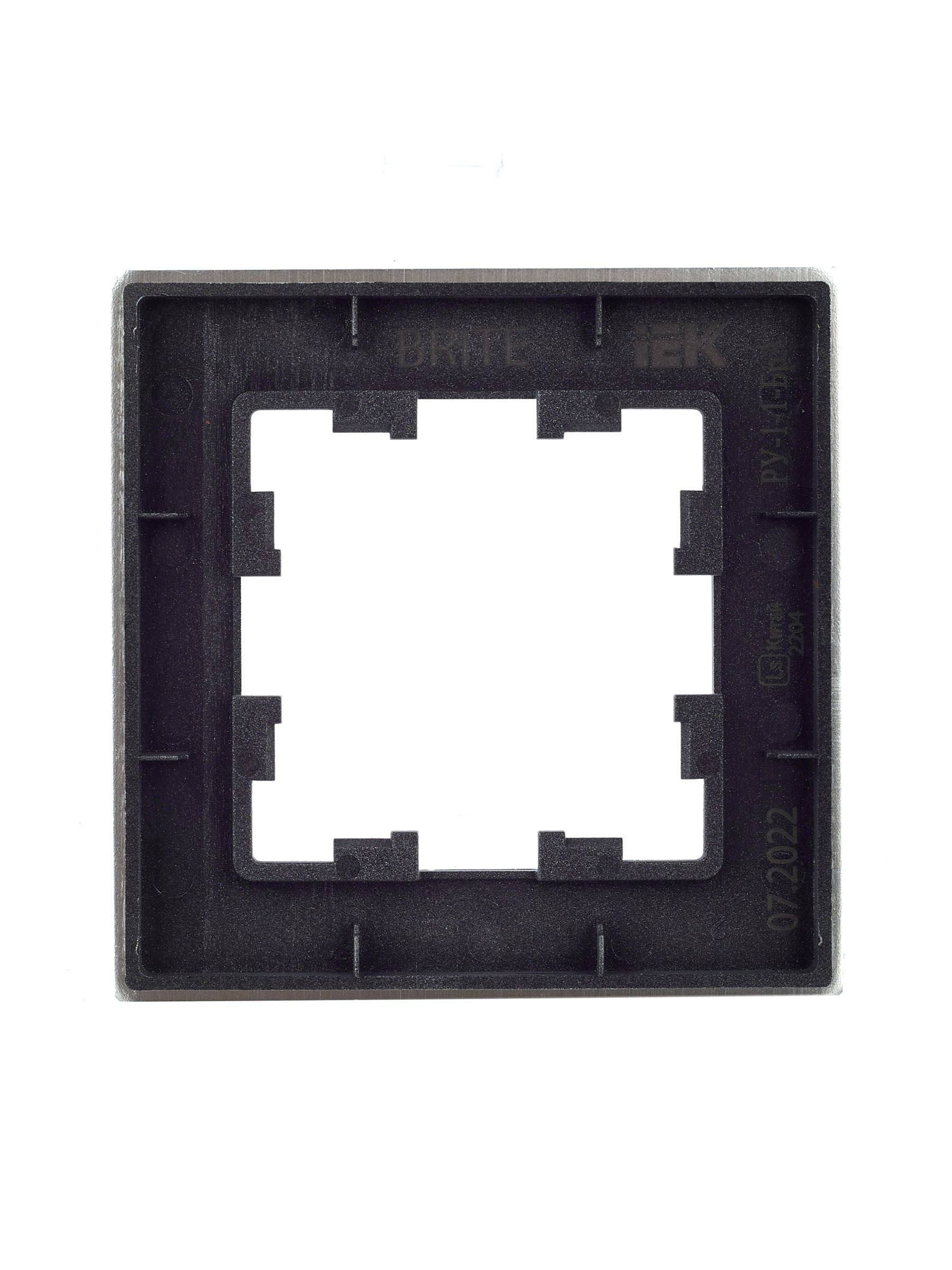             BRITE 1 постқа арналған жақтау РУ-1-1-БрA металл алюминий ИЭК    