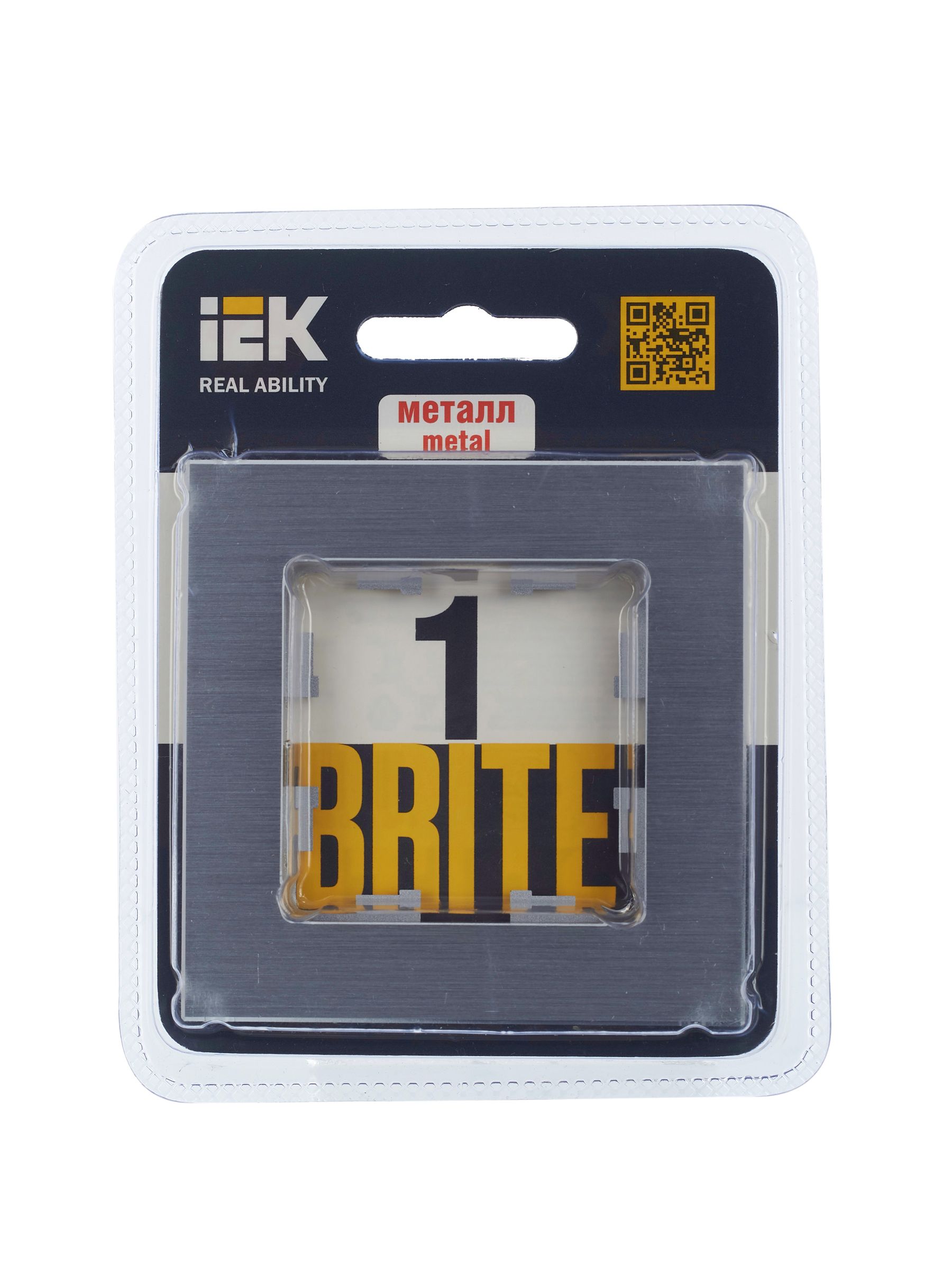             BRITE 1 постқа арналған жақтау РУ-1-1-БрA металл алюминий ИЭК    
