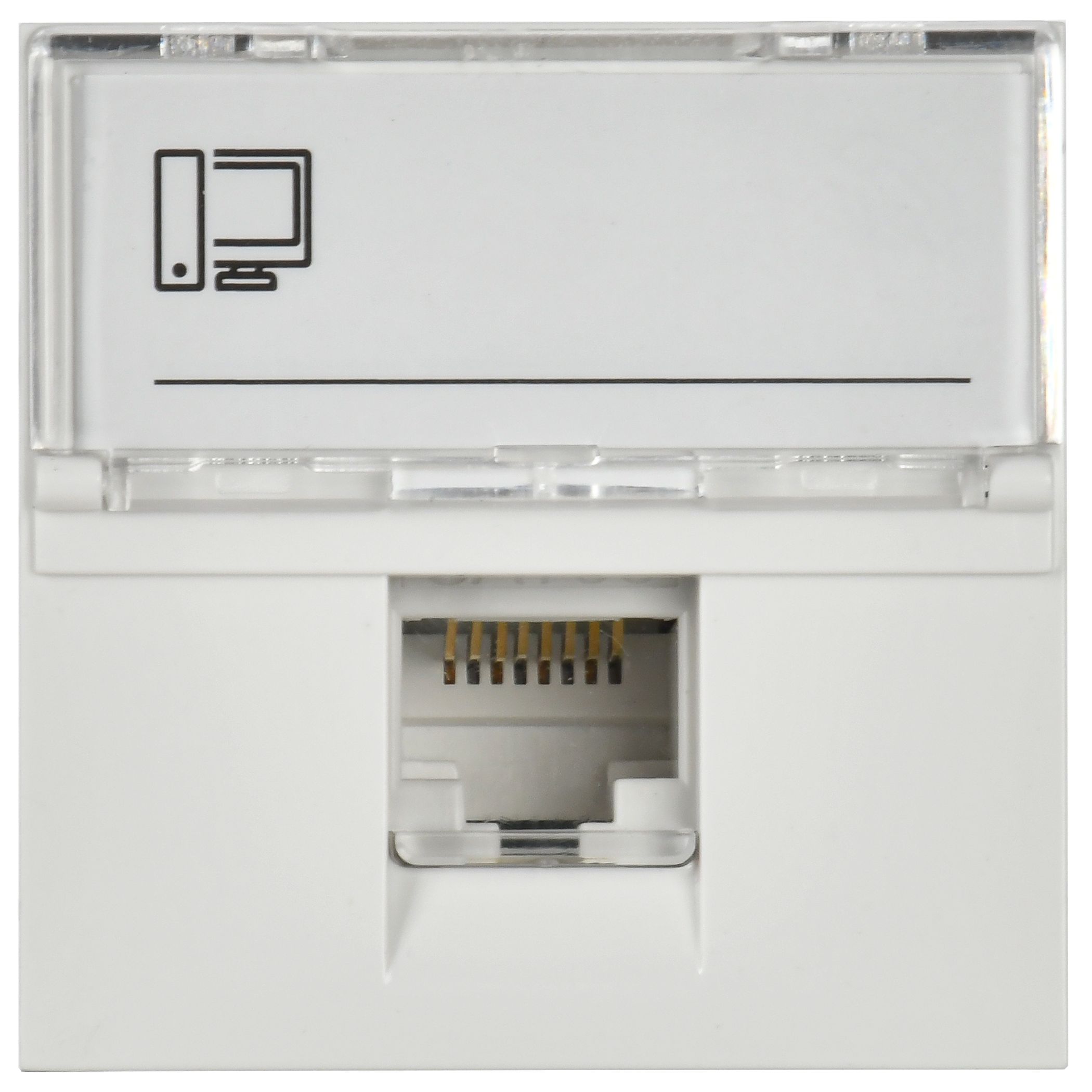             Ақпарат розеткасы RJ-45 UTP кат.5e, 2 модуль. РКИ-20-00-П ИЭК    