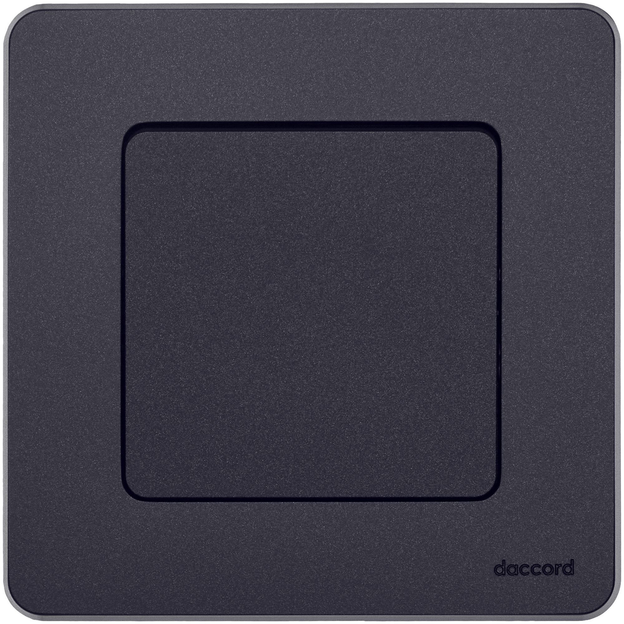             1-пернелі ажыратып-қосқыш INSPIRIA, антрацит /673653/    