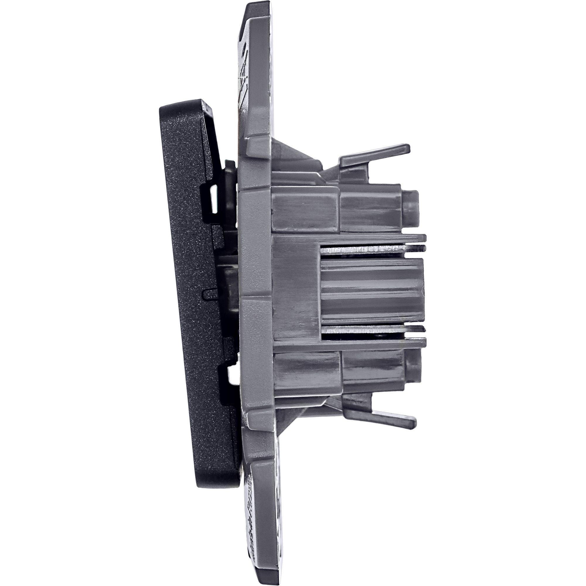             1-пернелі ажыратып-қосқыш INSPIRIA, антрацит /673653/    