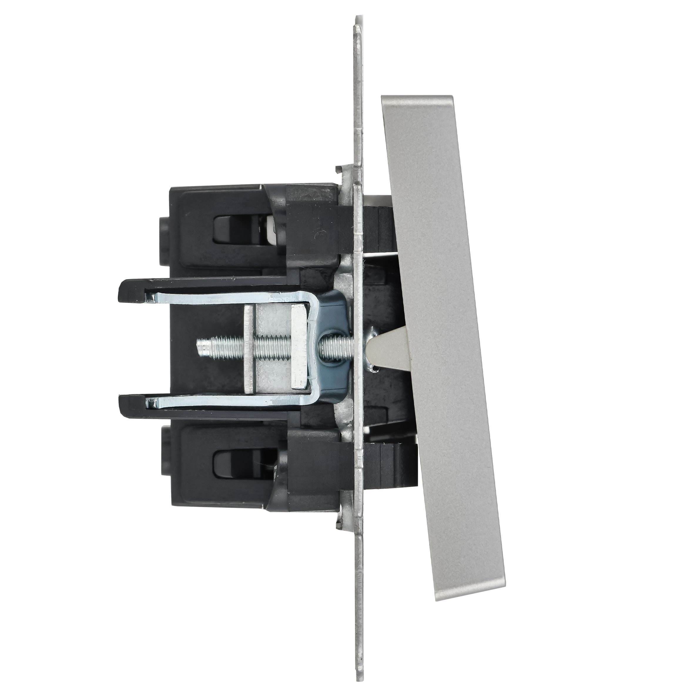             Индикациялы 1-пернелі ажыратқыш 10A ВС10-1-1-БрА алюминий BRITE ИЭК    