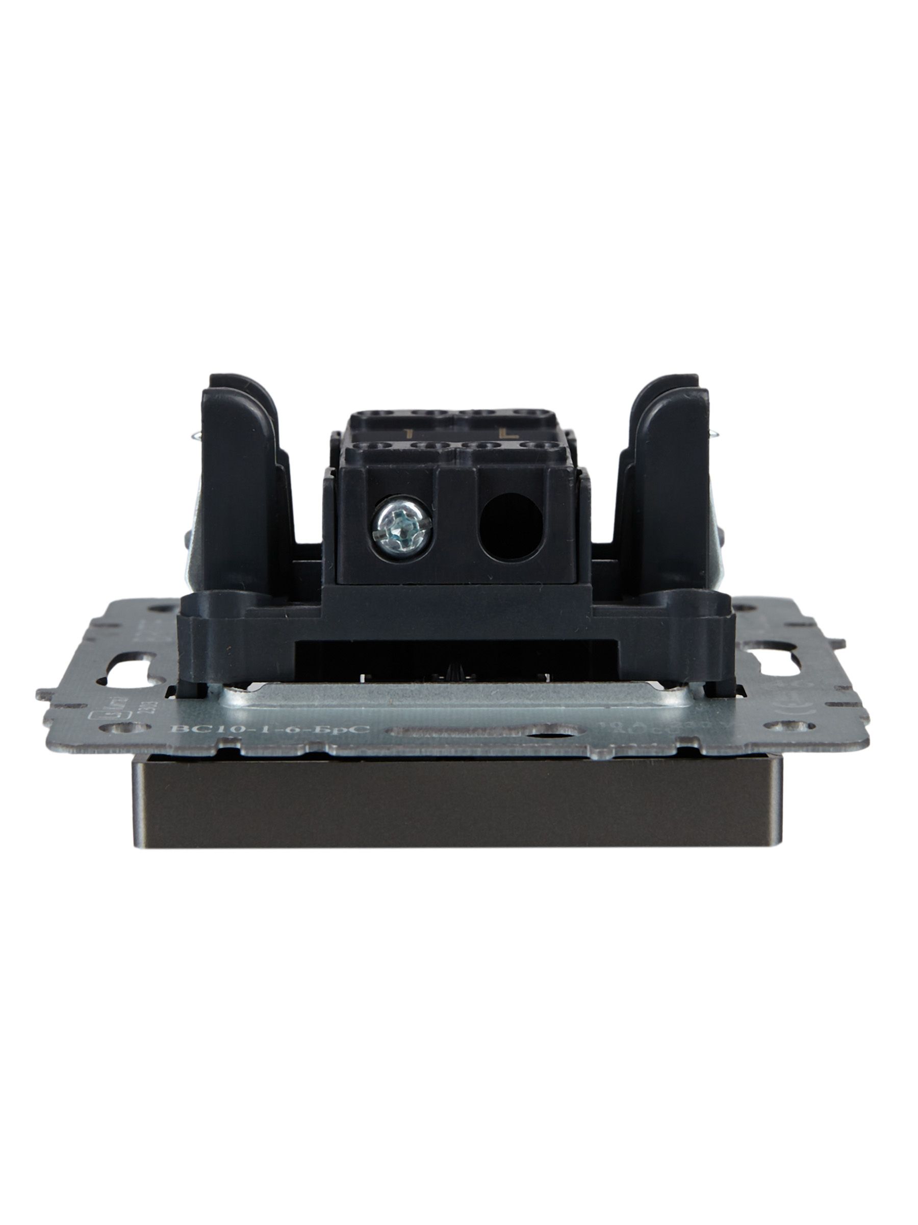             1-пернелі ажыратқыш, өтпелі 10A ВС10-1-6-БрС болат BRITE ИЭК    