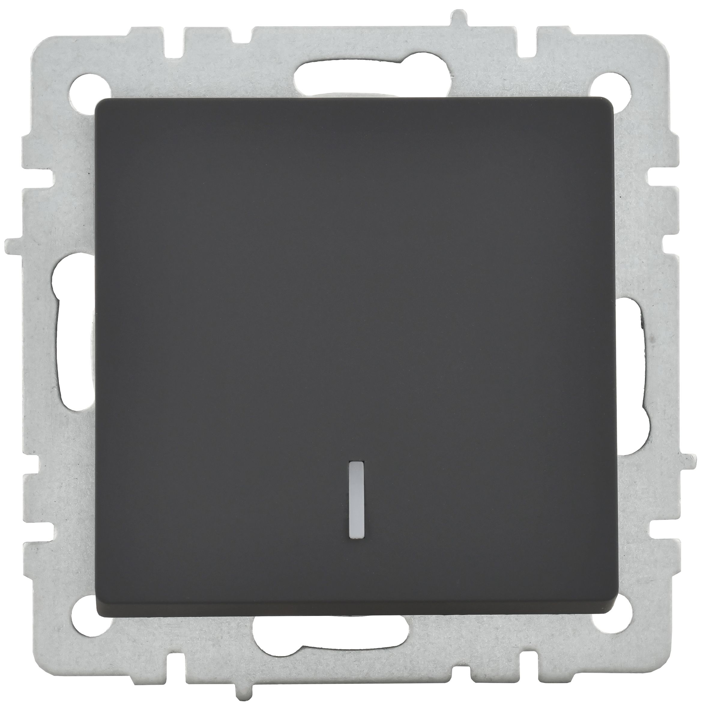             BRITE Индикациялы 1-пернелі ажыратқыш 10A ВС10-1-1-БрГ графит ИЭК    