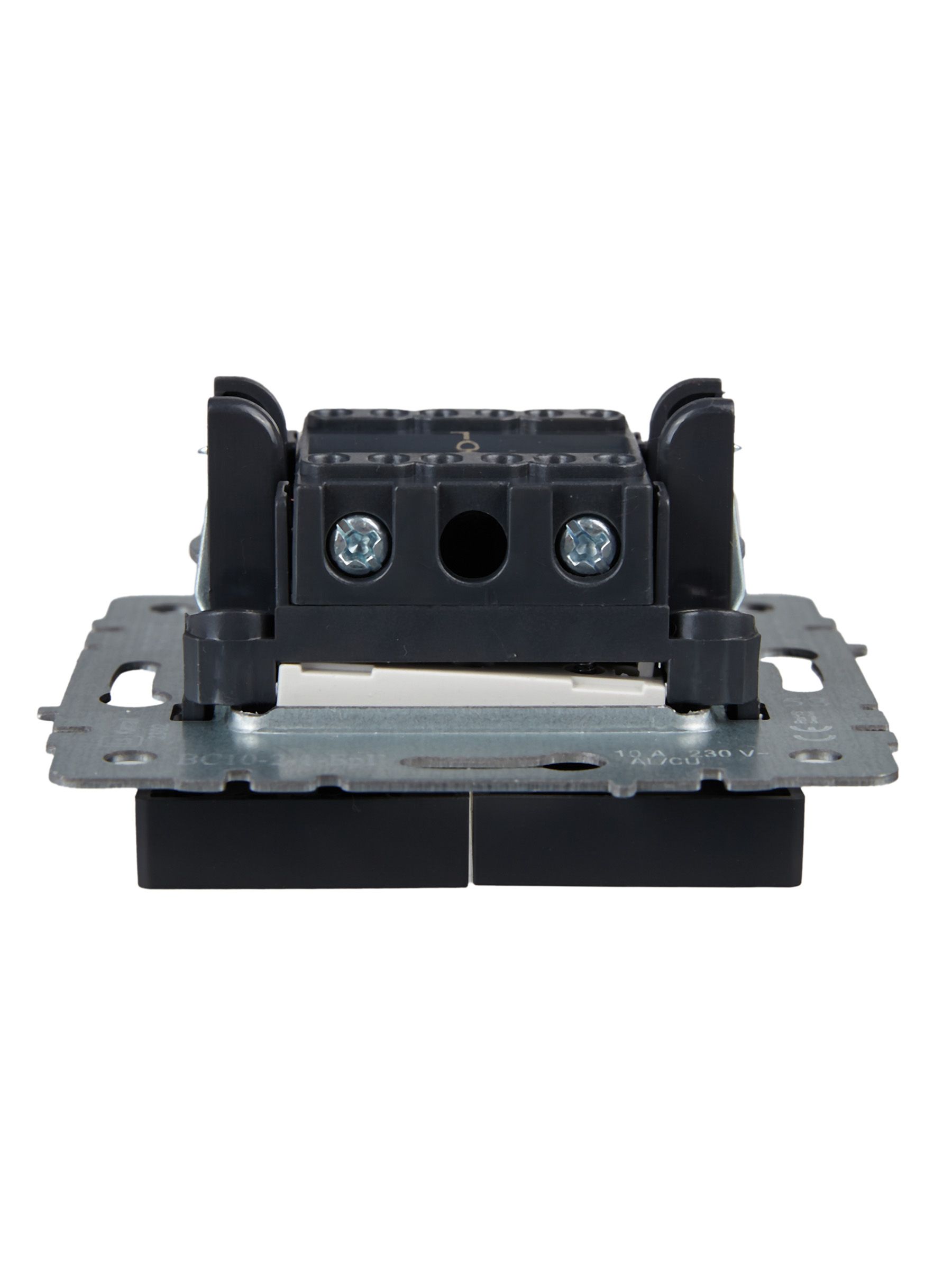             Индикациялы 2-пернелі ажыратқыш, 10A ВС10-2-1-БрГ графит BRITE ИЭК    