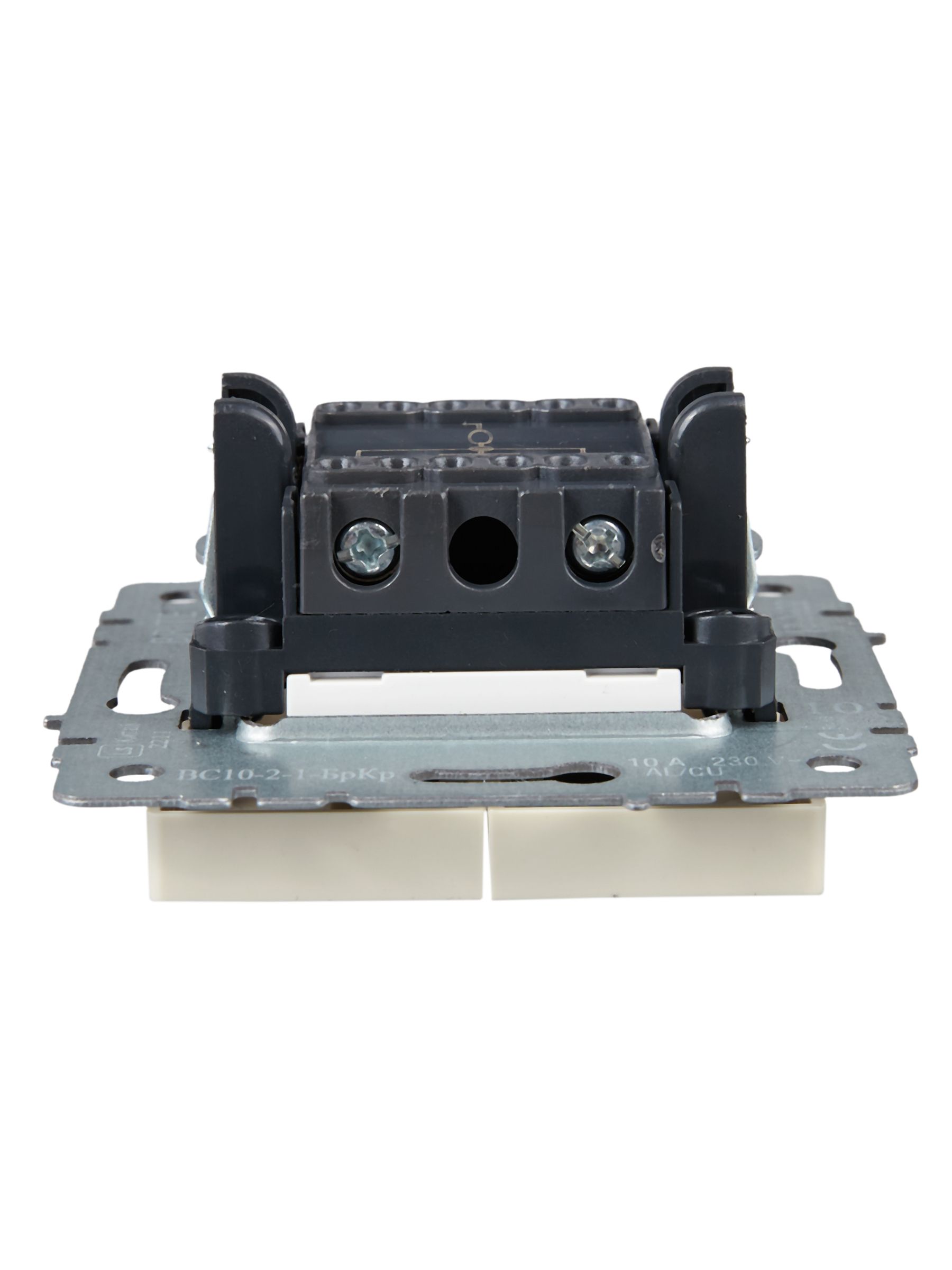             Индикациялы 2-пернелі ажыратқыш, 10A ВС10-2-1-БрКр ақшыл ИЭК    