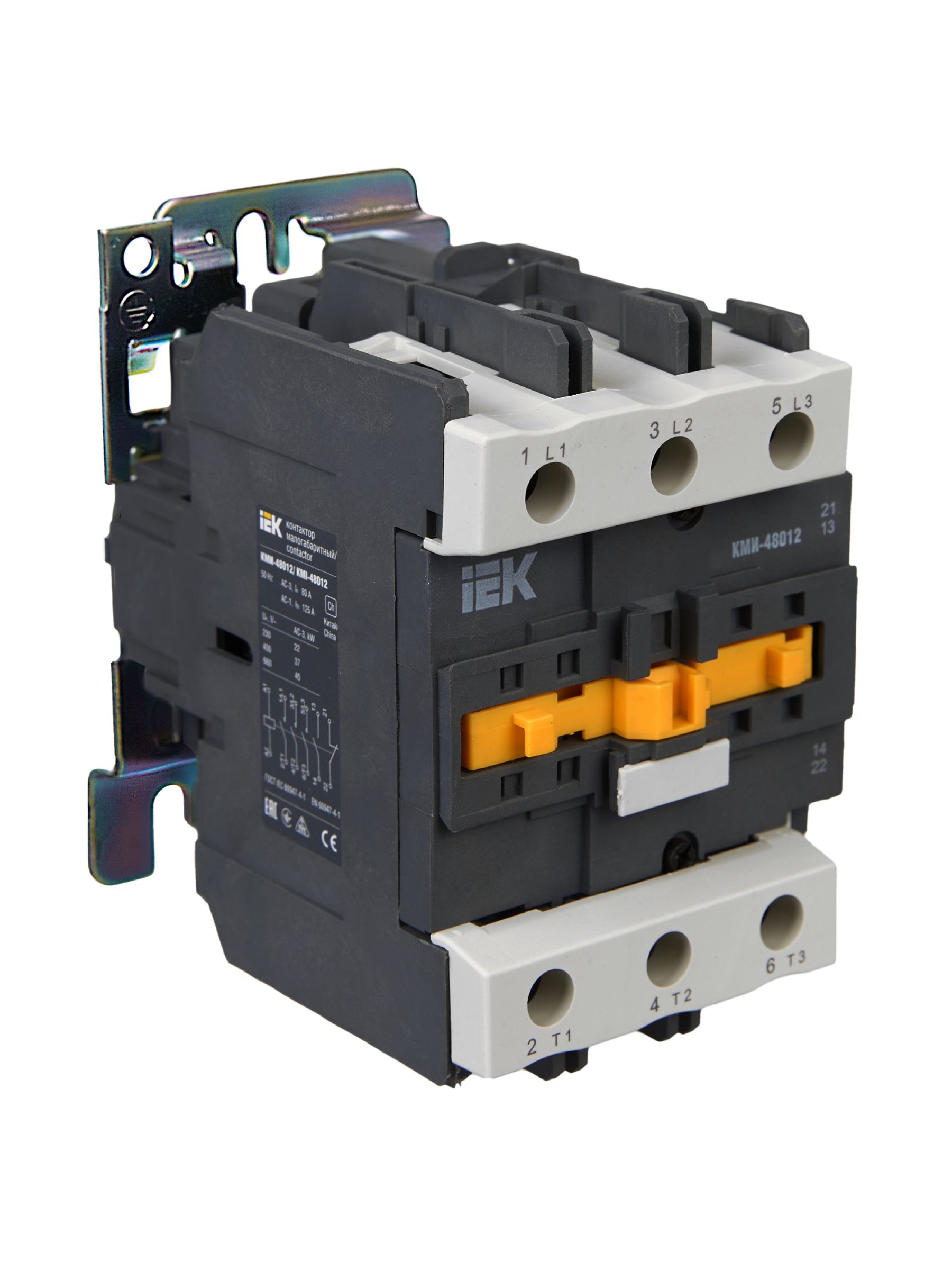             Контактор КМИ-48012 80А 230В/АС3  1НО  ИЭК    