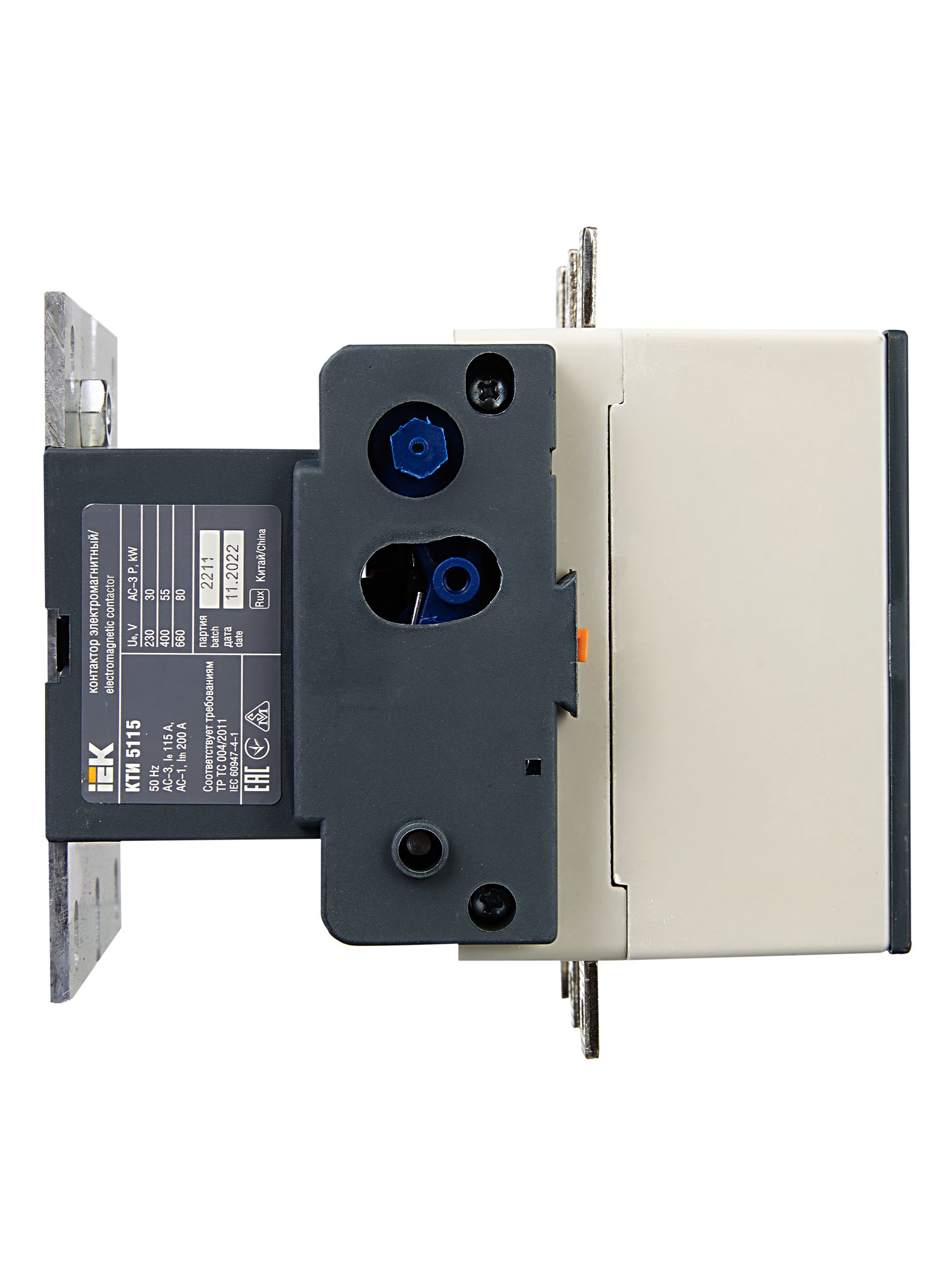            Контактор КТИ-5115 115А 400В/АС3 ИЭК    