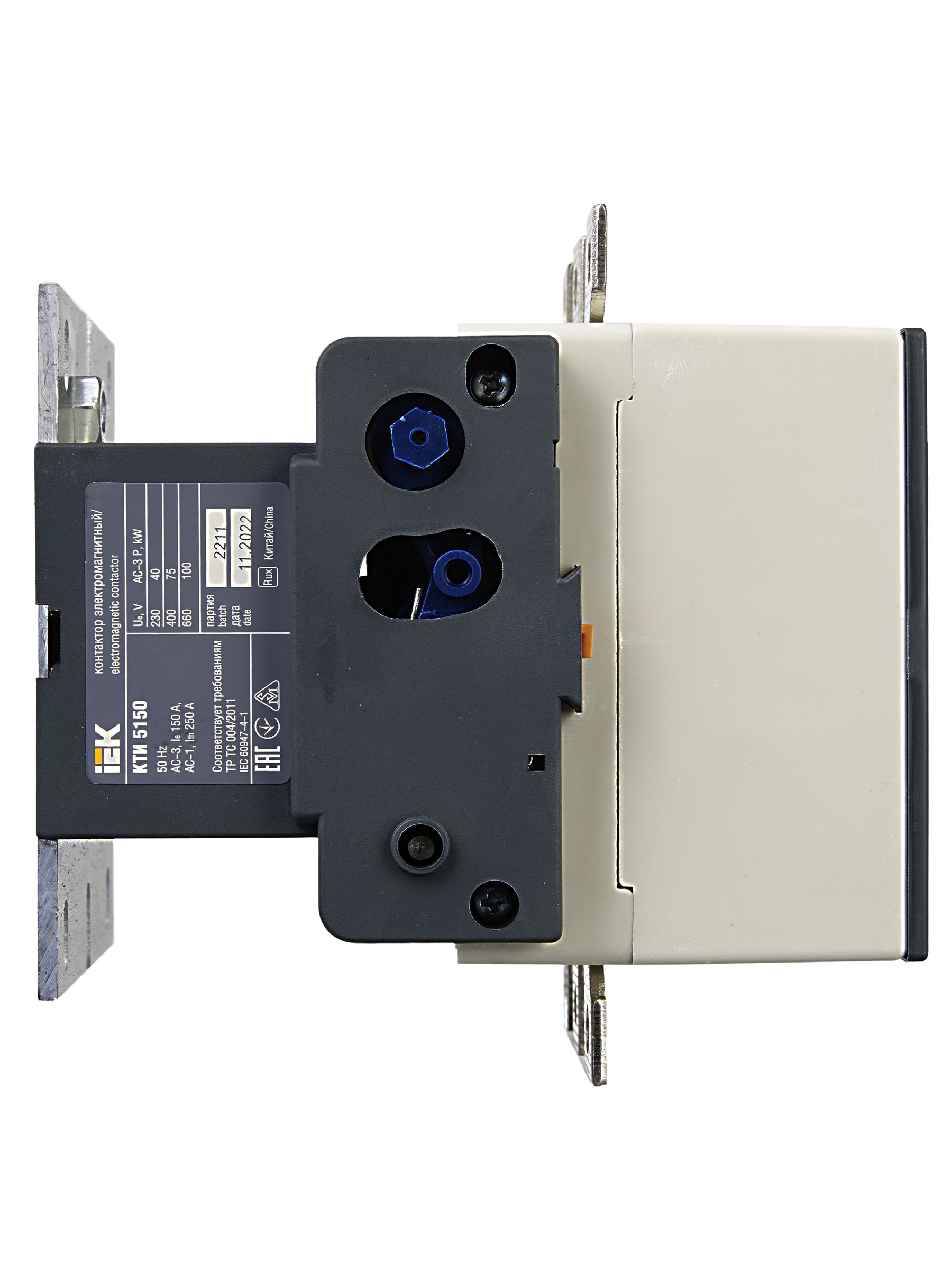             Контактор КТИ-5150 150А 230В/АС3 ИЭК    