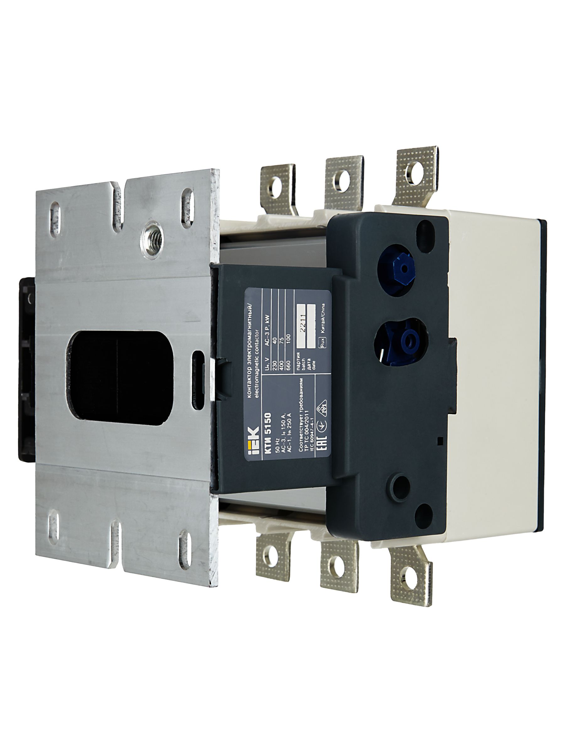             Контактор КТИ-5150 150А 230В/АС3 ИЭК    