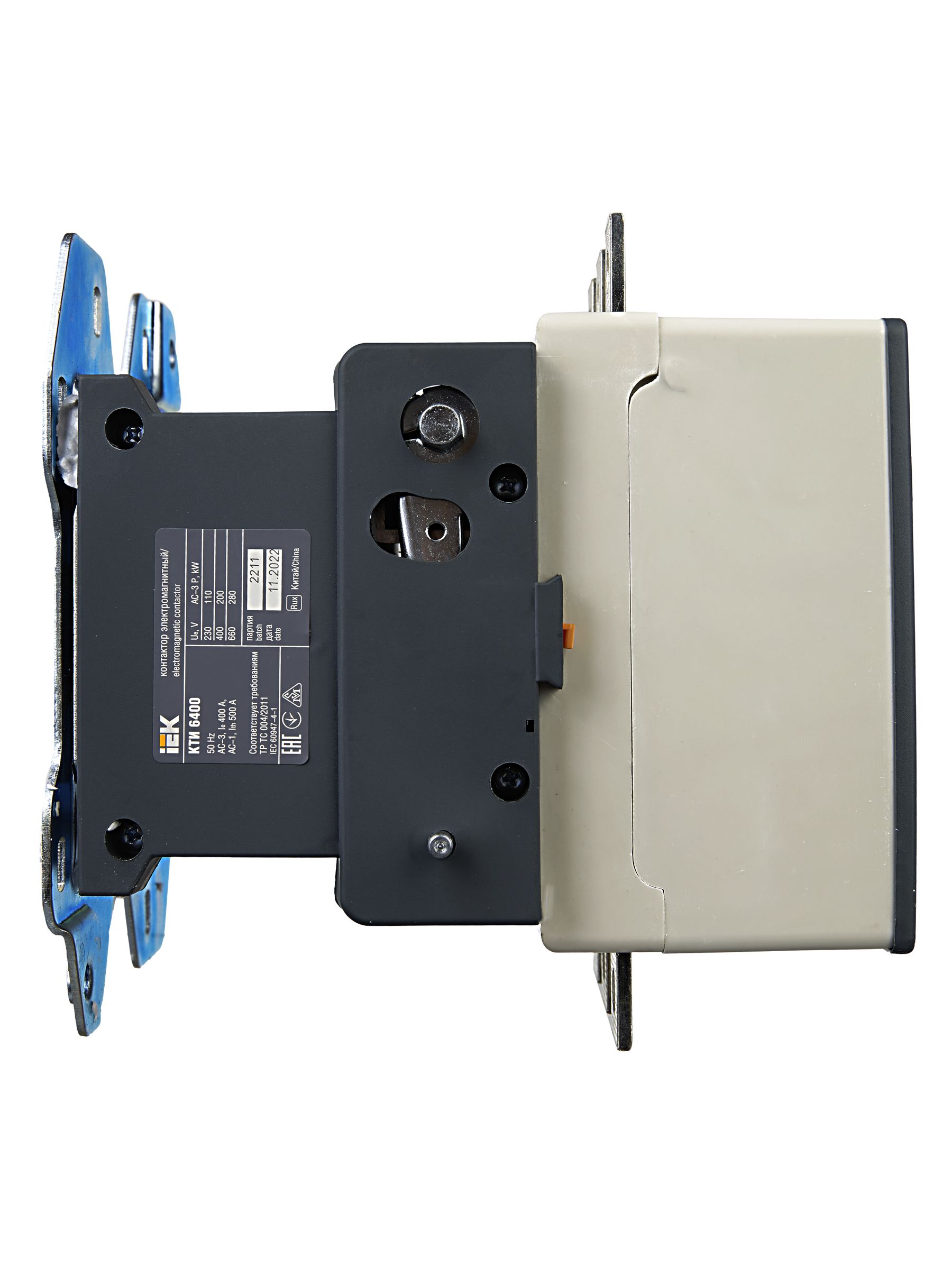             Контактор КТИ-6400 400А 230В/АС3 ИЭК    