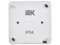             Розетка РСб20-3-ГПБб 1 ұялы жерлендірумен сыртқы IP54 (қақпақ түсі:ақ) ГЕРМЕС PLUS ИЭК    