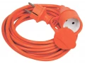             Ұзартқыш сым УШ-01РВ қызғылт түсті дөңгелек электр ашасы мен розетка 2Р+РЕ 20м ИЭК    