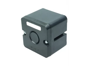 Пост управления ПКЕ 212-1 У3, 10А, 660В, 1 элемент, чёрный цилиндр, накладной, IP40 (ЭТ)