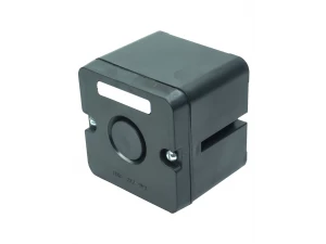 Пост управления ПКЕ 222-1 У2, 10А, 660В, 1 элемент, чёрный цилиндр, накладной, IP54 (ЭТ)