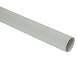Труба гладкая жесткая ПВХ d=50 серая (15м),3м ИЭК