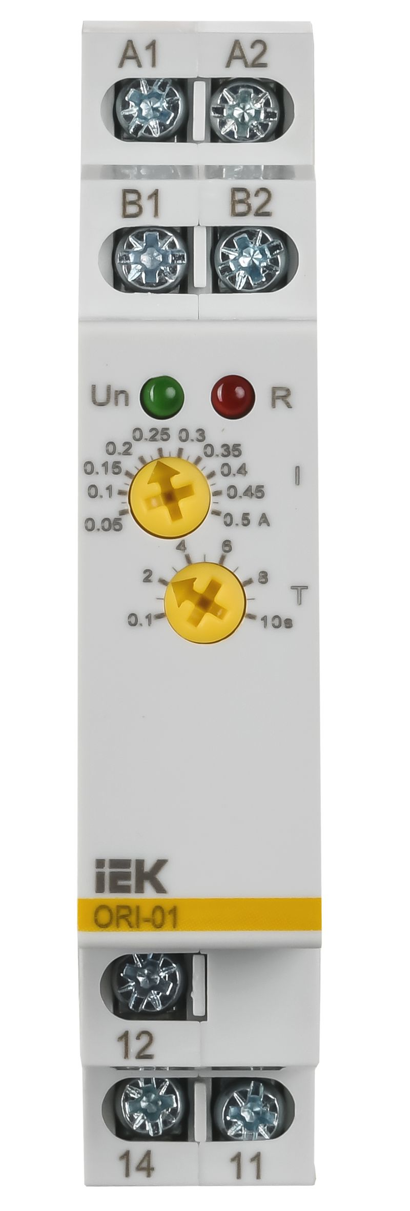             Ағымдық реле ORI. 0,5-5 A. 24-240 В айнымалы тоқ / 24 В тұрақты IEC    