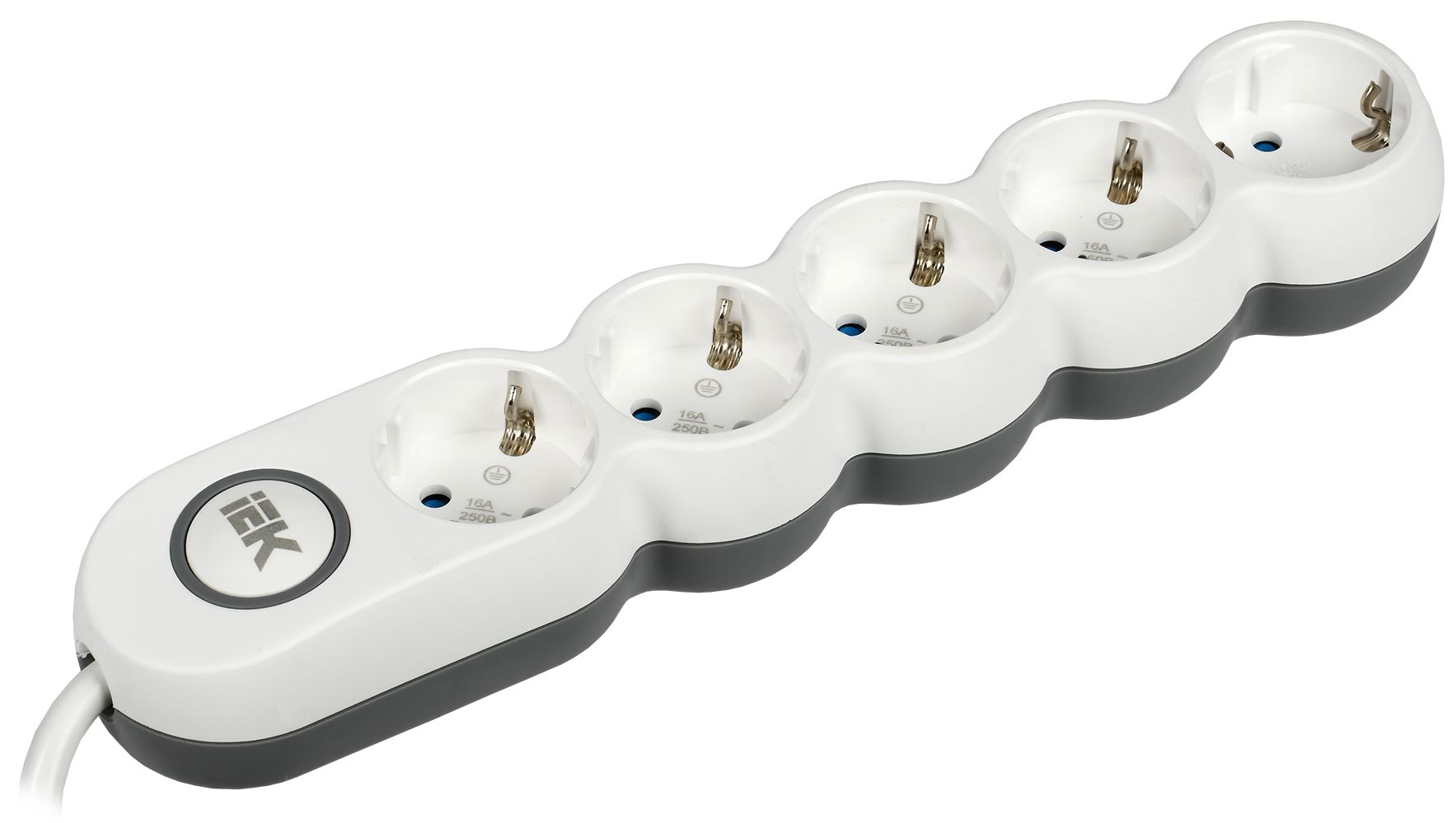             Ұзартқыш сым У05В 5 ұялы 2Р+РЕ 5 м 3*1,5мм2 16А/250В UNO ИЭК    