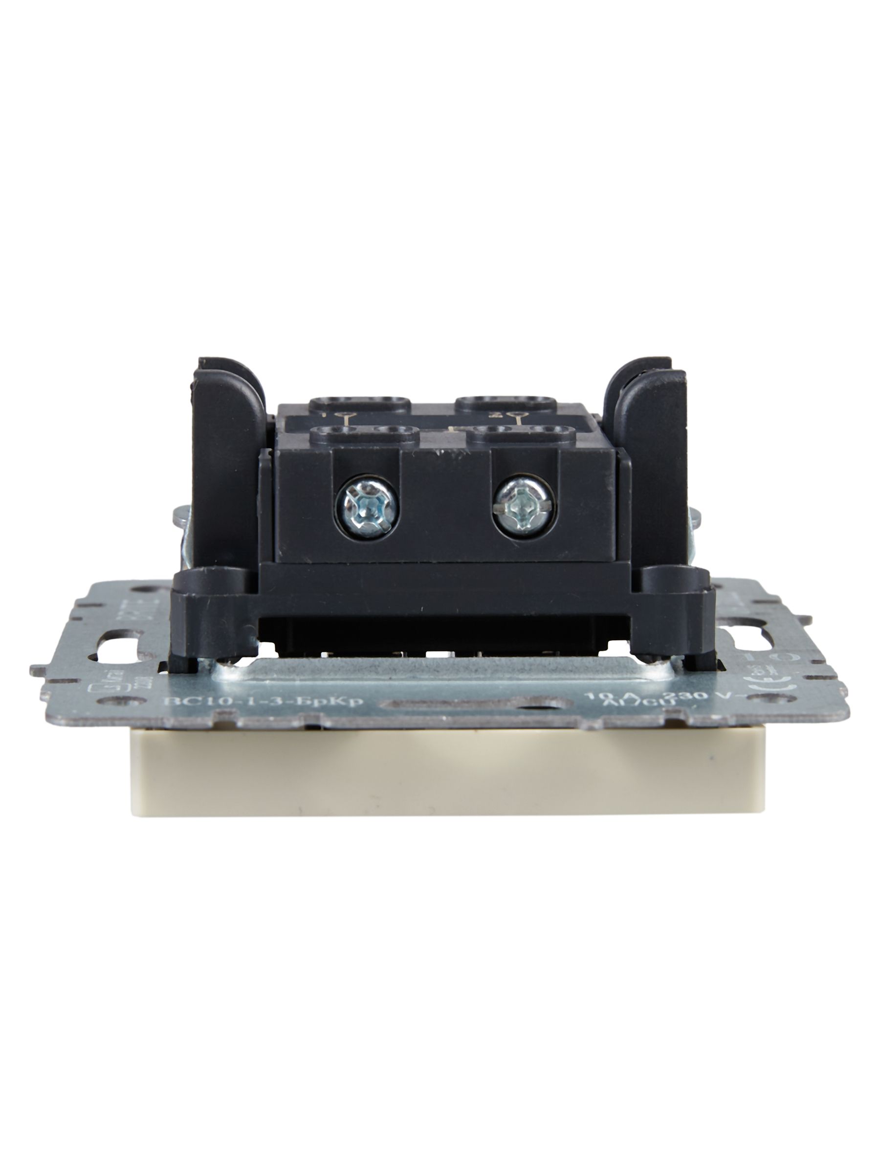             BRITE 1-пернелі айқаспалы ажыратқышы 10А ВС10-1-3- БрБ сарғыш IEK    