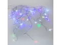 Гирлянда Айсикл (бахрома) жарықдиодты, 1,8 х 0,5 м, мөлдір сым, 230 В, RGB диодтар