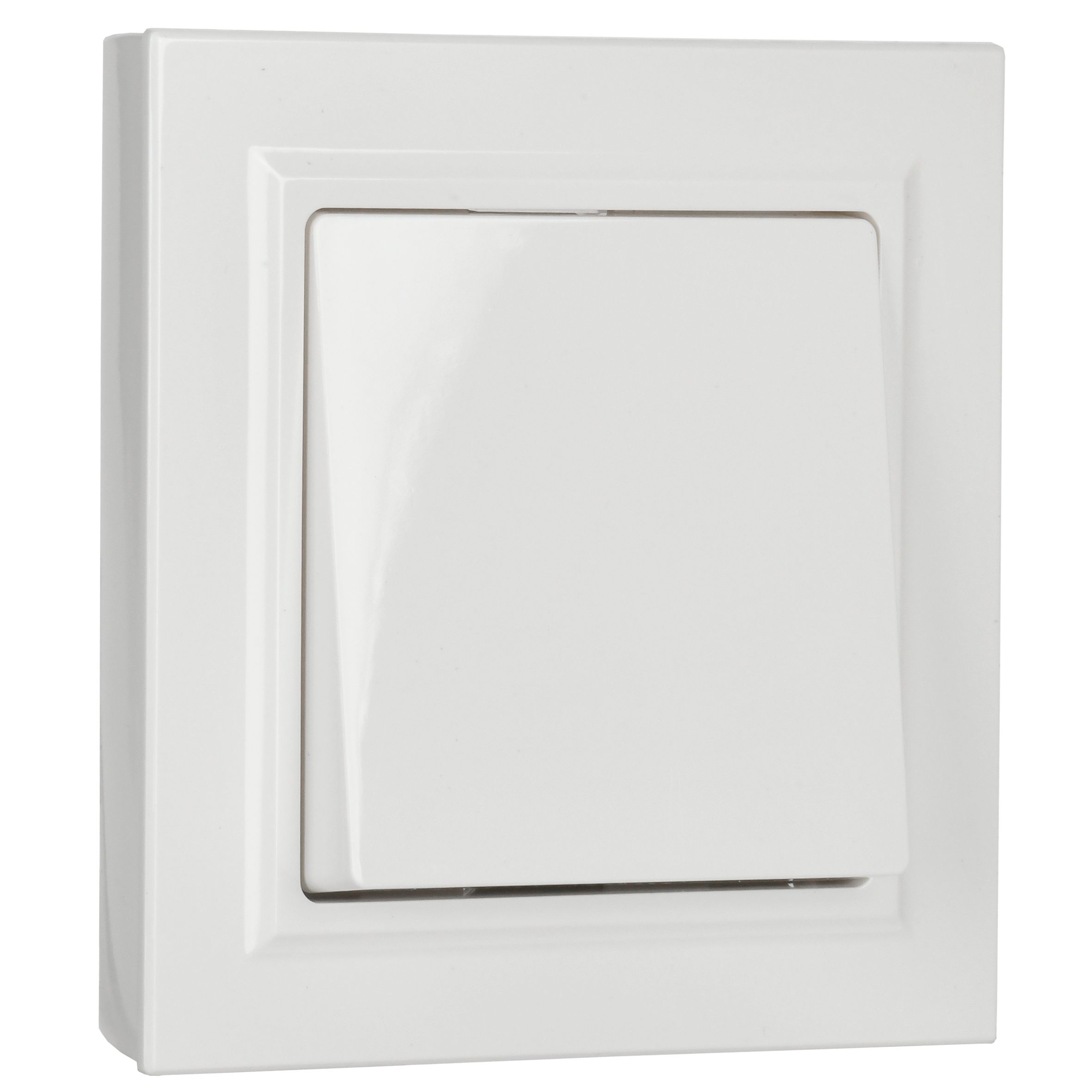             BRITE Ажыратқышы 1-пернелі 10А жиынтықта ВСР10-1-0- БрБ ақ ИЭК    