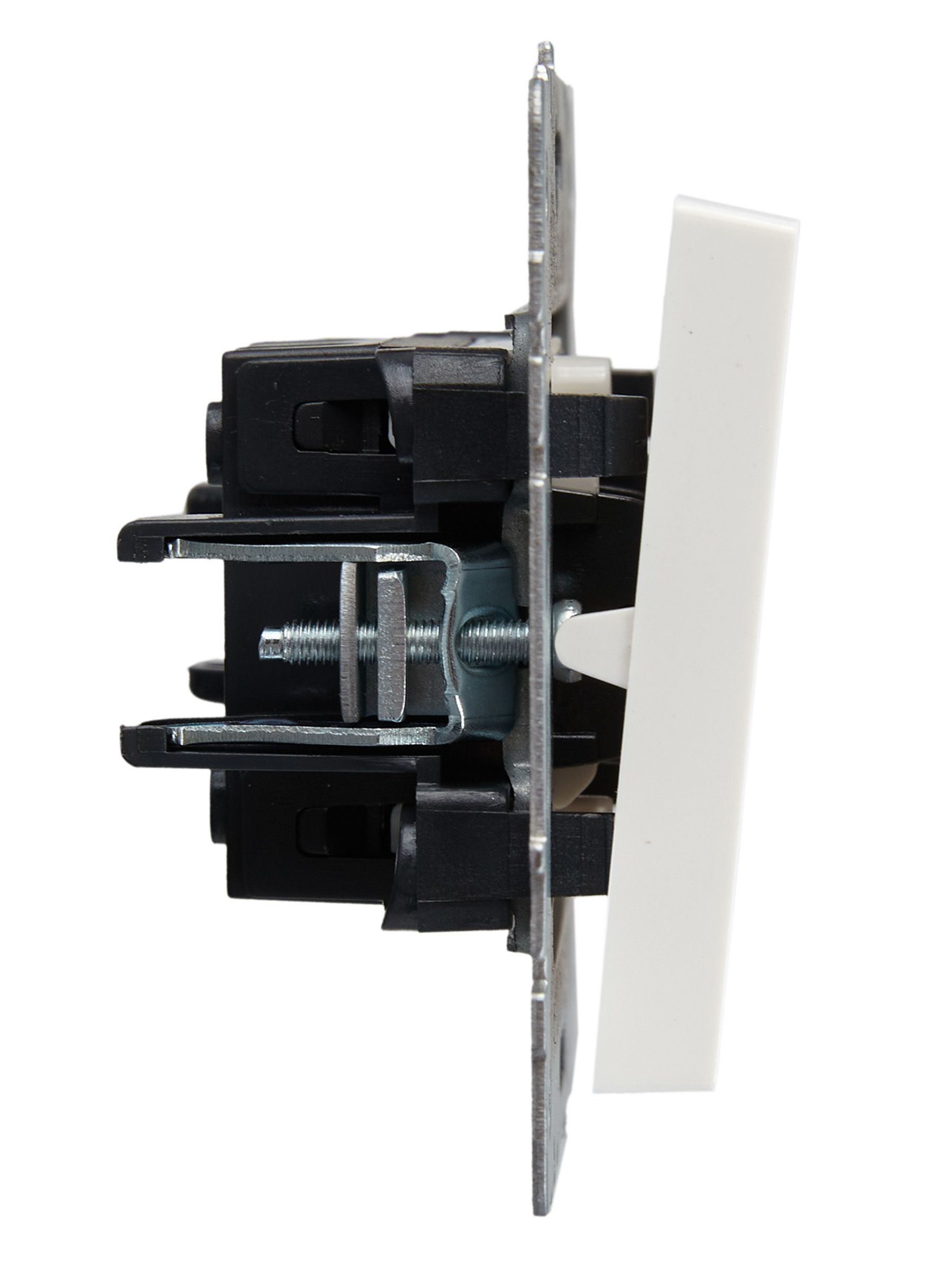             BRITE 10А ВС10 индикациясы бар 1-пернелі өтпелі ажыратқыш-1-7- БрБ ақ ИЭК    