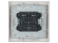             BRITE Ажыратқыш 2-пернелі 10А жиынтықта ВСР10-2-0- БрБ ақ ИЭК    