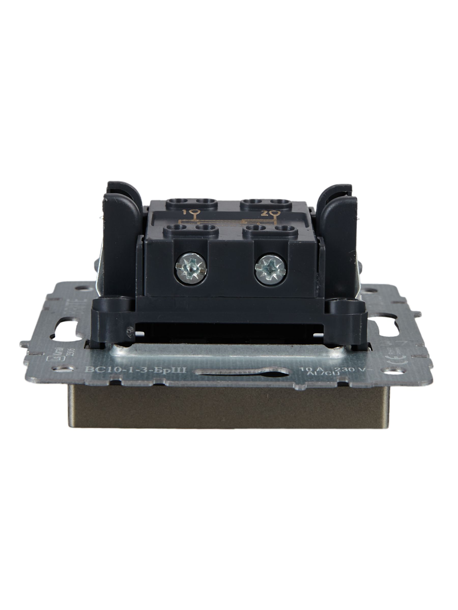             BRITE 1-пернелі айқаспалы ажыратқышы 10А ВС10-1-3- БрШ шампан ИЭК    